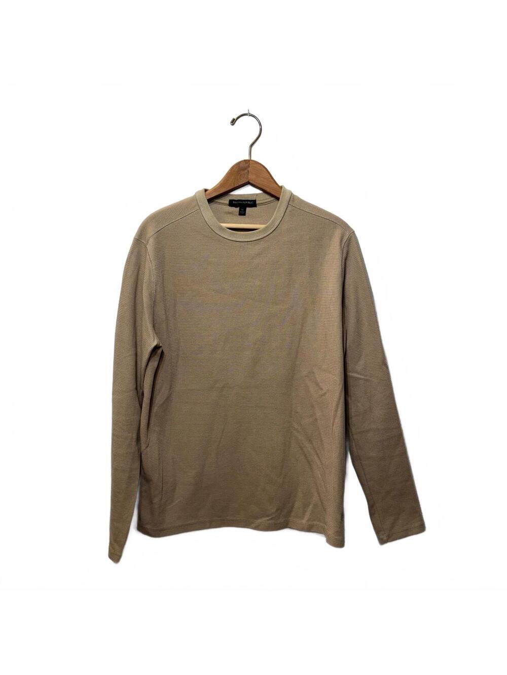 Banana Republic Tan Waffle Knit Thermal M